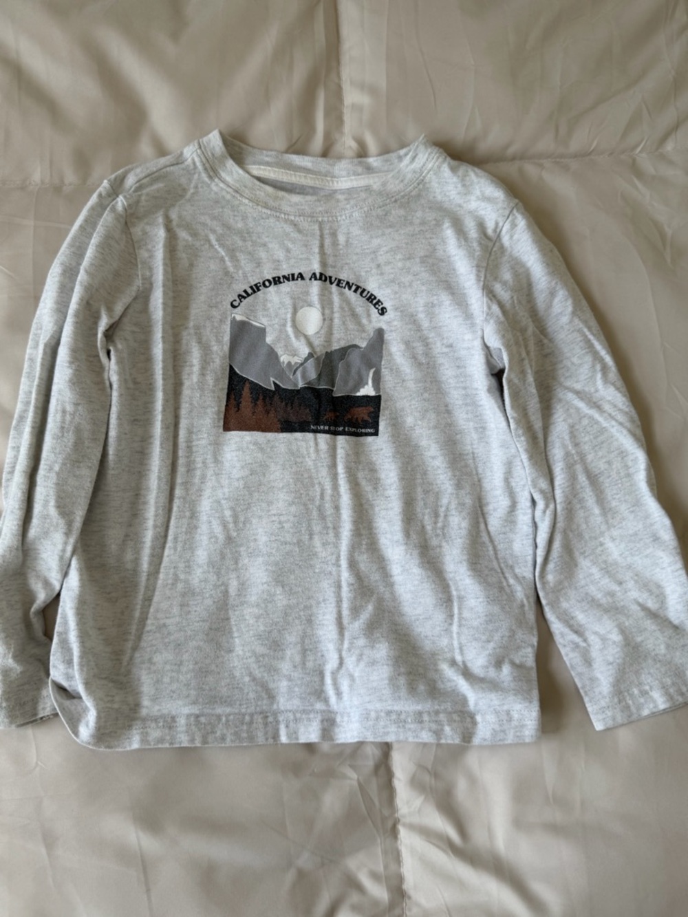 Janie and Jack Heather Gray 'California Adventures' Long-Sleeve Tee